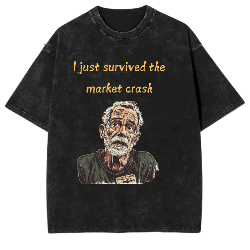 I survived the market crash Vintage Tshirt 