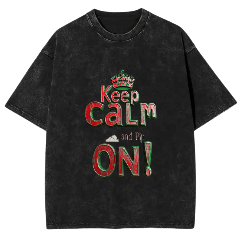 "Keep calm and Pip on" Vintage Tshirt