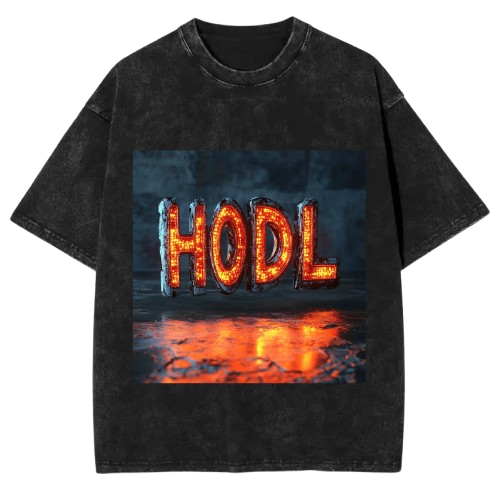 HODL Washed Vintage Tshirt